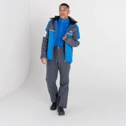 Mens Dare2b ACHIEVE II EBONY GREY Soft Shell Ski Pant- REG LEG -Cheap Ski Store 04648b927dff26e4bf676818d65d532b 1