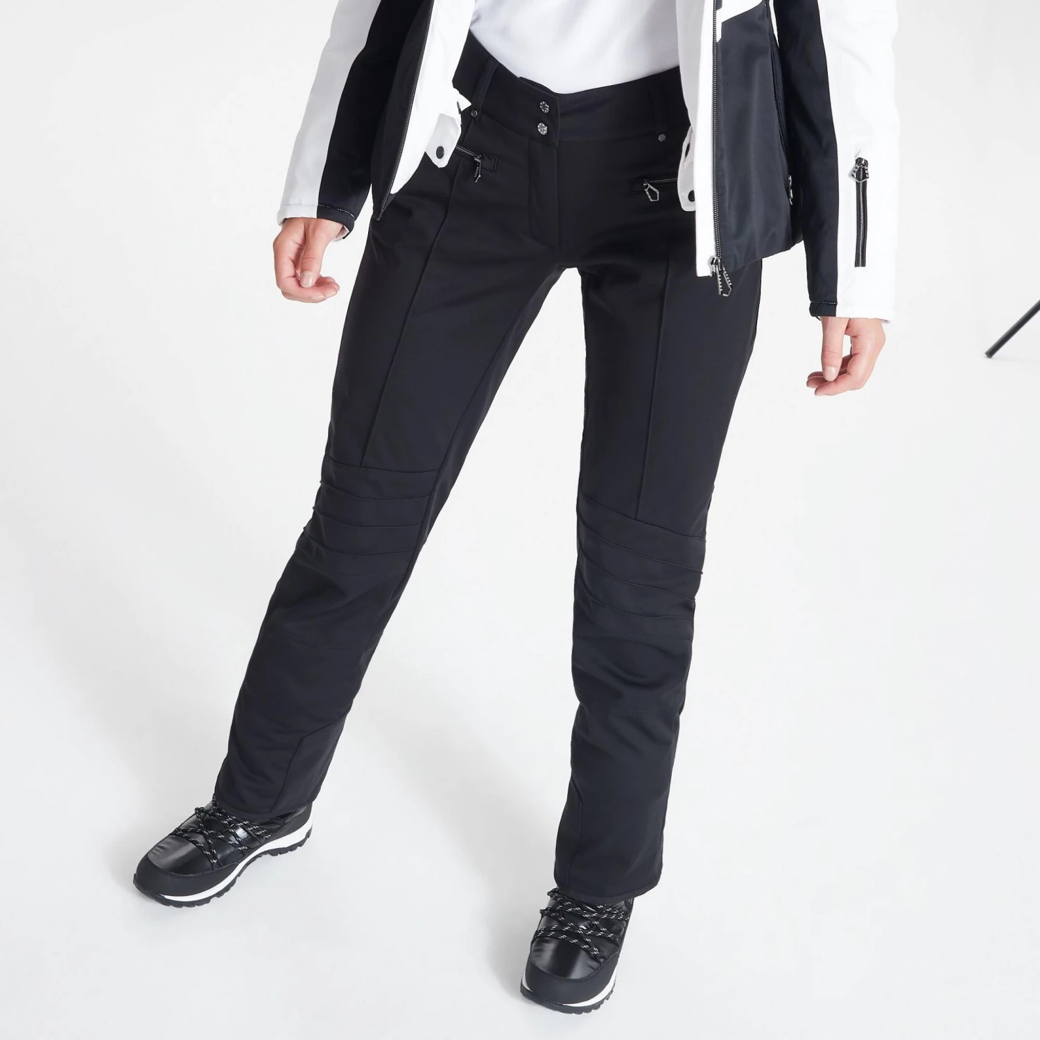 Womens Dare2b INSPIRED BLACK Swarovski Waterproof Luxe Ski Pant- SHORT LEG EXCLUSIVE 3 Womens Dare2b INSPIRED BLACK Swarovski Waterproof Luxe Ski Pant- SHORT LEG EXCLUSIVE