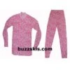 Womens Five Seasons MURIEL Thermal Base Layer Set PINK FLORAL -Cheap Ski Store 2107b14d5a8067b84763005e5b6414db
