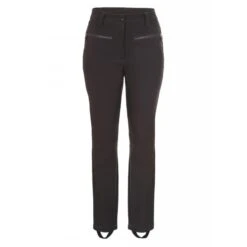 Womens Ice Peak ENIGMA BLACK Stirrup Stretch Skinny Ski Pant- REG LEG