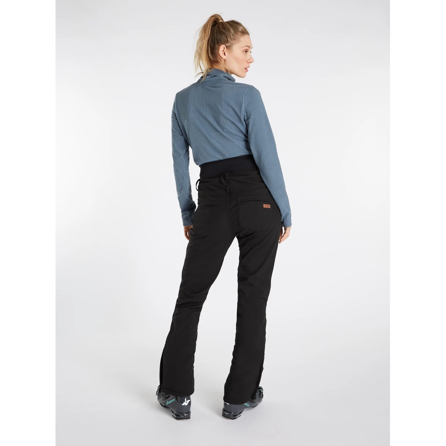 Womens Protest LULLABY Black Soft Shell High Waist Ski Pant- SHORT LEG EXCLUSIVE 5 Womens Protest LULLABY Black Soft Shell High Waist Ski Pant- SHORT LEG EXCLUSIVE - Image 3