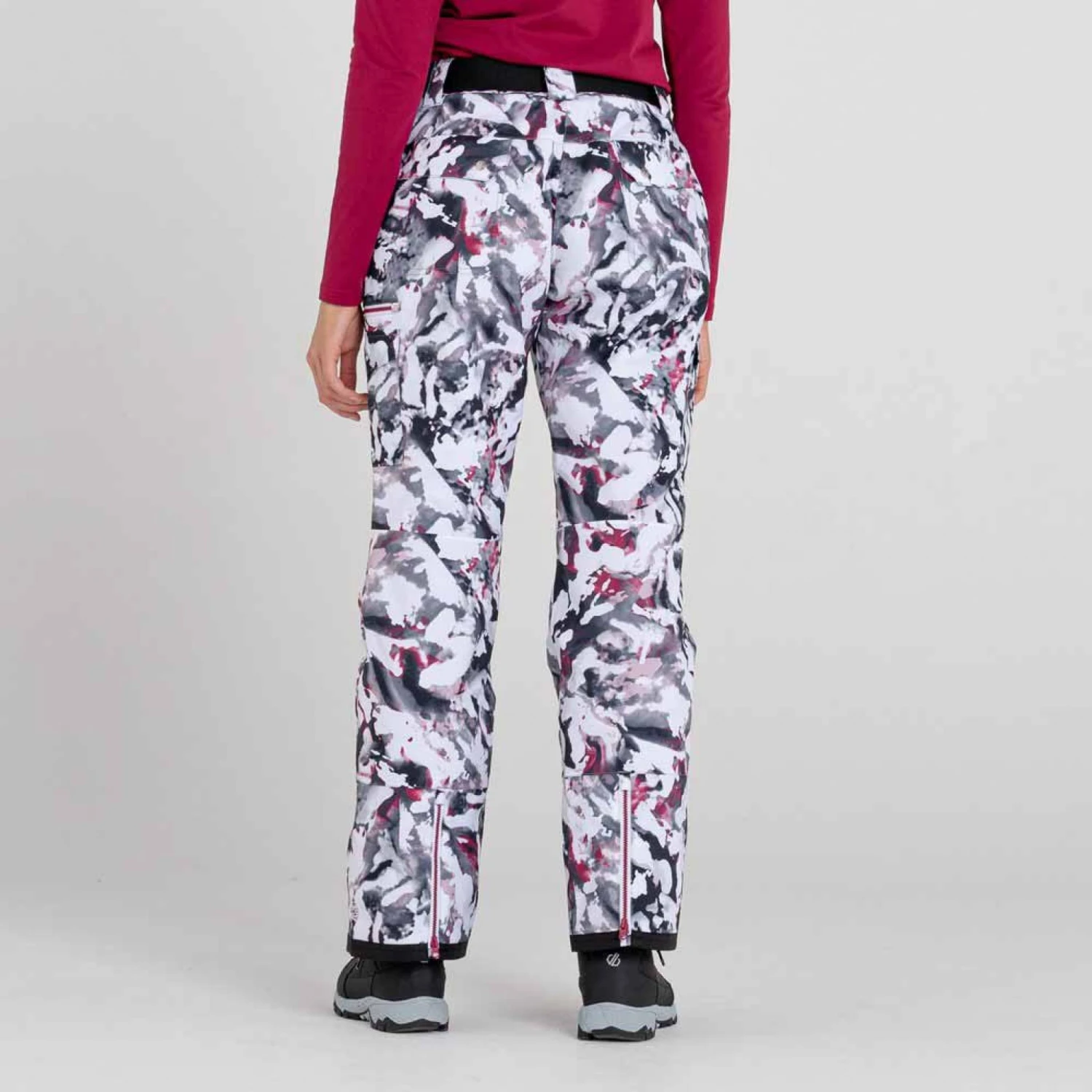 Womens Dare2b LIBERTY II POWDER PINK TEMPEST Ski Board Pant - SHORT LEG EXCLUSIVE 4 Womens Dare2b LIBERTY II POWDER PINK TEMPEST Ski Board Pant - SHORT LEG EXCLUSIVE - Image 2