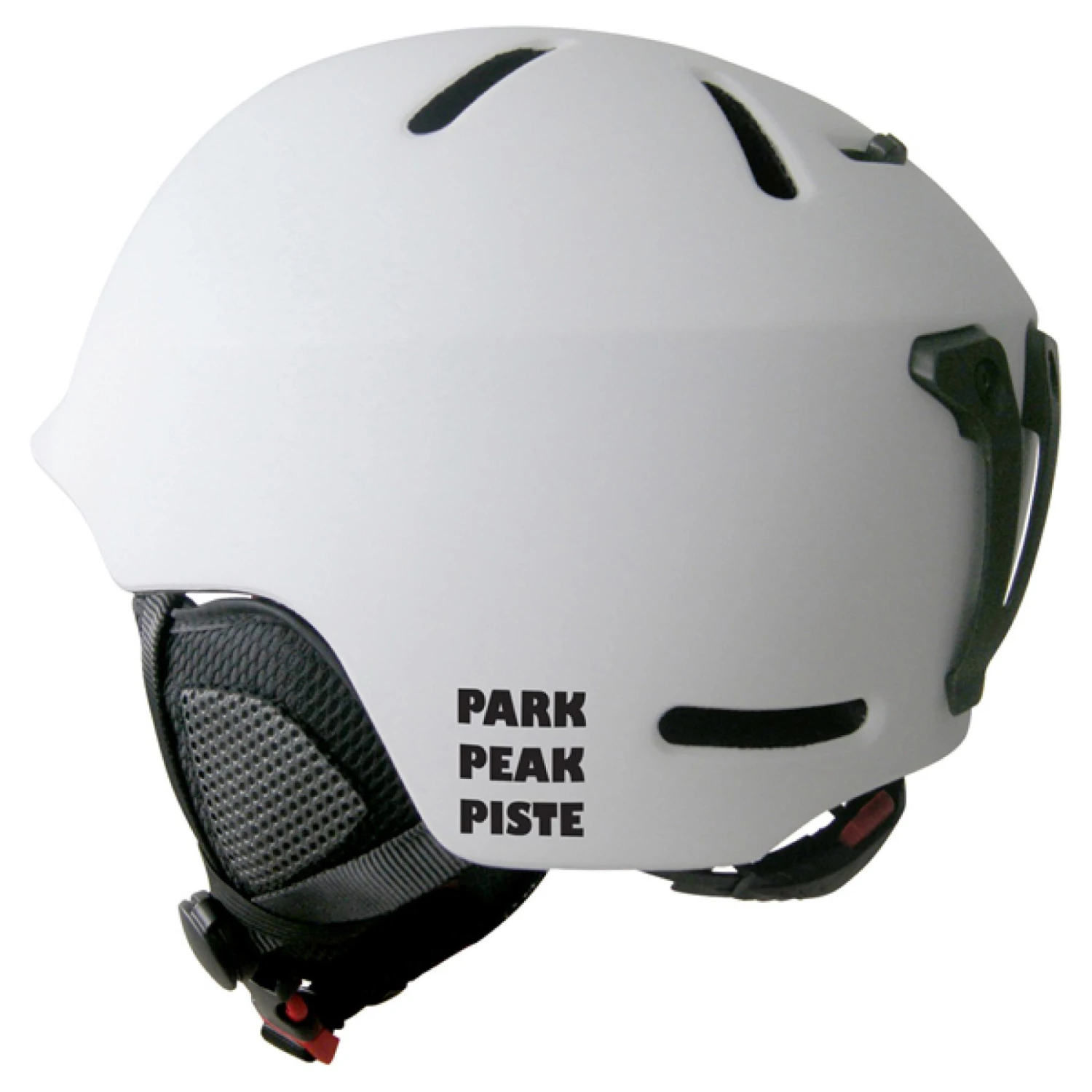 Manbi The Commander Ski Crash Helmet Matt White Sizes: M-L-XL 4 Manbi The Commander Ski Crash Helmet Matt White Sizes: M-L-XL - Image 2