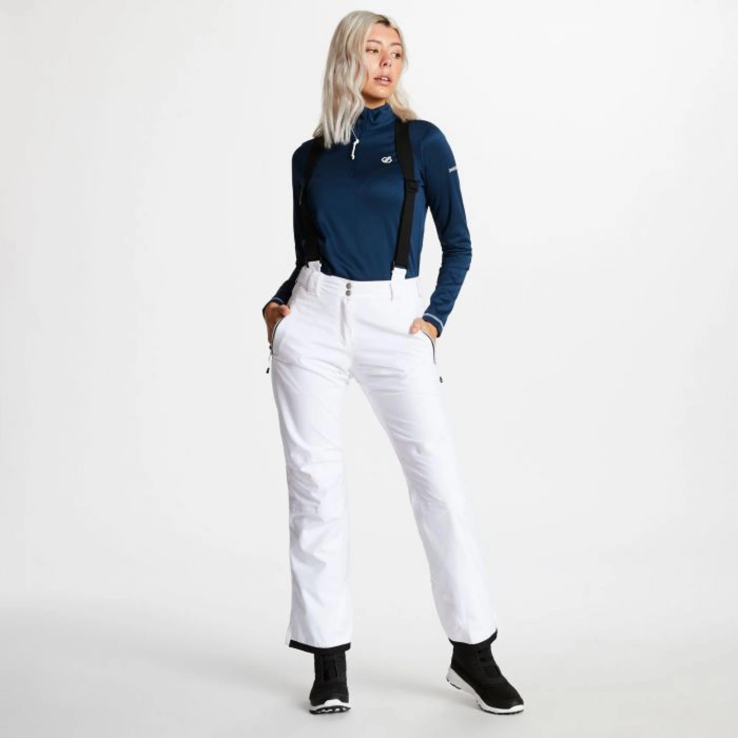 Womens Dare2b EFFUSED WHITE Ski Pant 3 Womens Dare2b EFFUSED WHITE Ski Pant