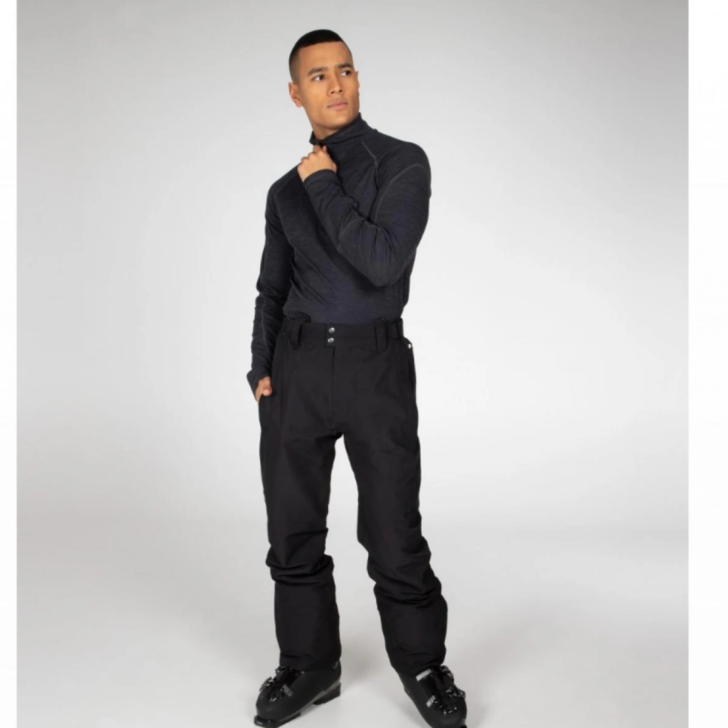 Mens Protest OWENS BLACK 290 Ski Board Pant- SHORT LEG 3 Mens Protest OWENS BLACK 290 Ski Board Pant- SHORT LEG