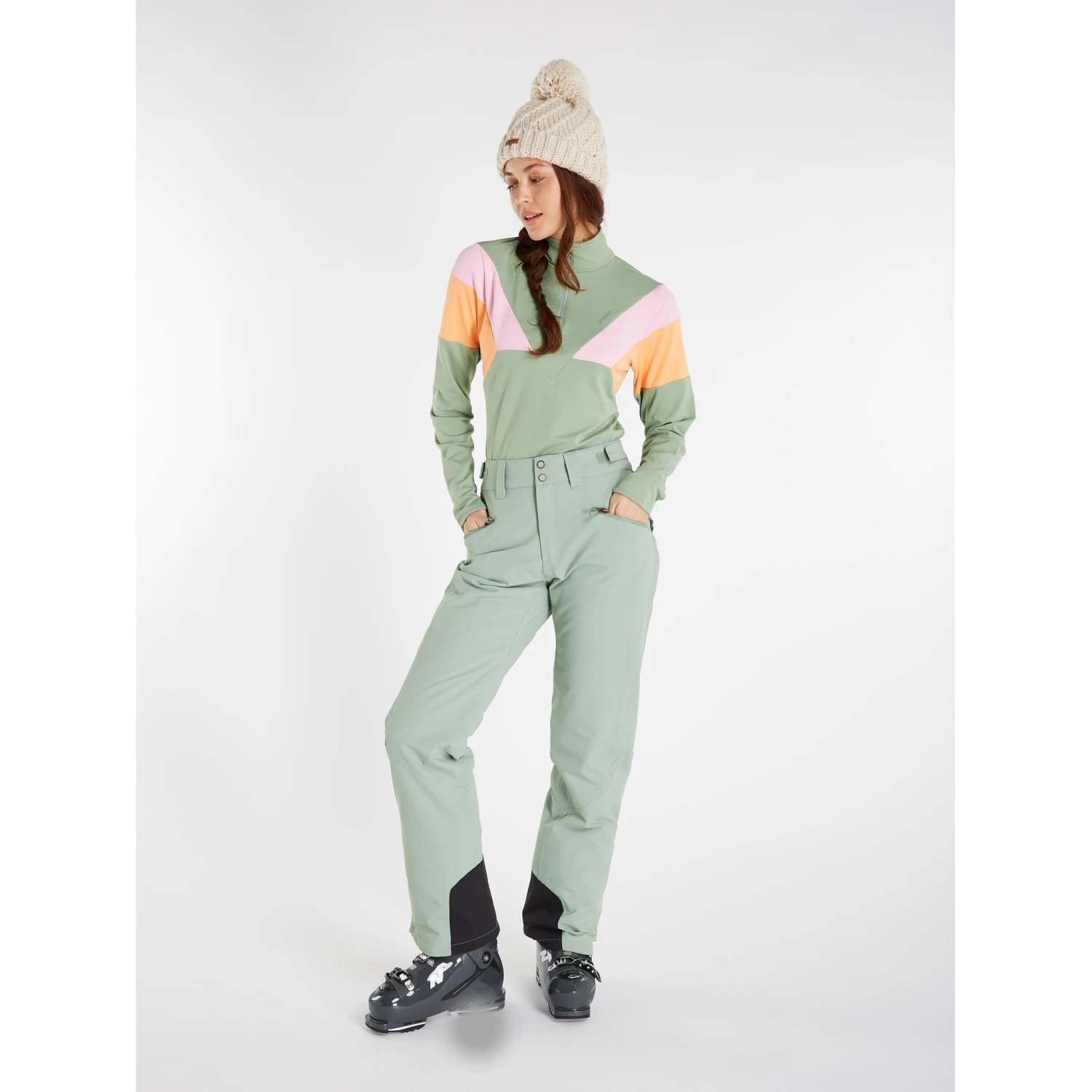 Womens Protest KENSINGTON JUNIPER GREEN Ski Pant- REG LEG 4 Womens Protest KENSINGTON JUNIPER GREEN Ski Pant- REG LEG - Image 2