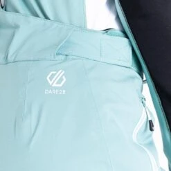 Womens Dare2b EFFUSED II CANTON GREEN Soft Shell Ski Pant- SHORT LEG EXCLUSIVE -Cheap Ski Store 744972712aef190e97b33a4e115882ef