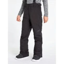 Mens Protest MIIKKA BLACK Ski Board Pant- With Braces - REG LEG -Cheap Ski Store 746c2a393e83627792cfc78c3fc96624
