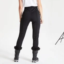 Womens Dare2b SLEEK BLACK Swarovski Waterproof Luxe Ski Pant- SHORT LEG EXCLUSIVE -Cheap Ski Store 7c7ed1654f59380d0107c617b5655406