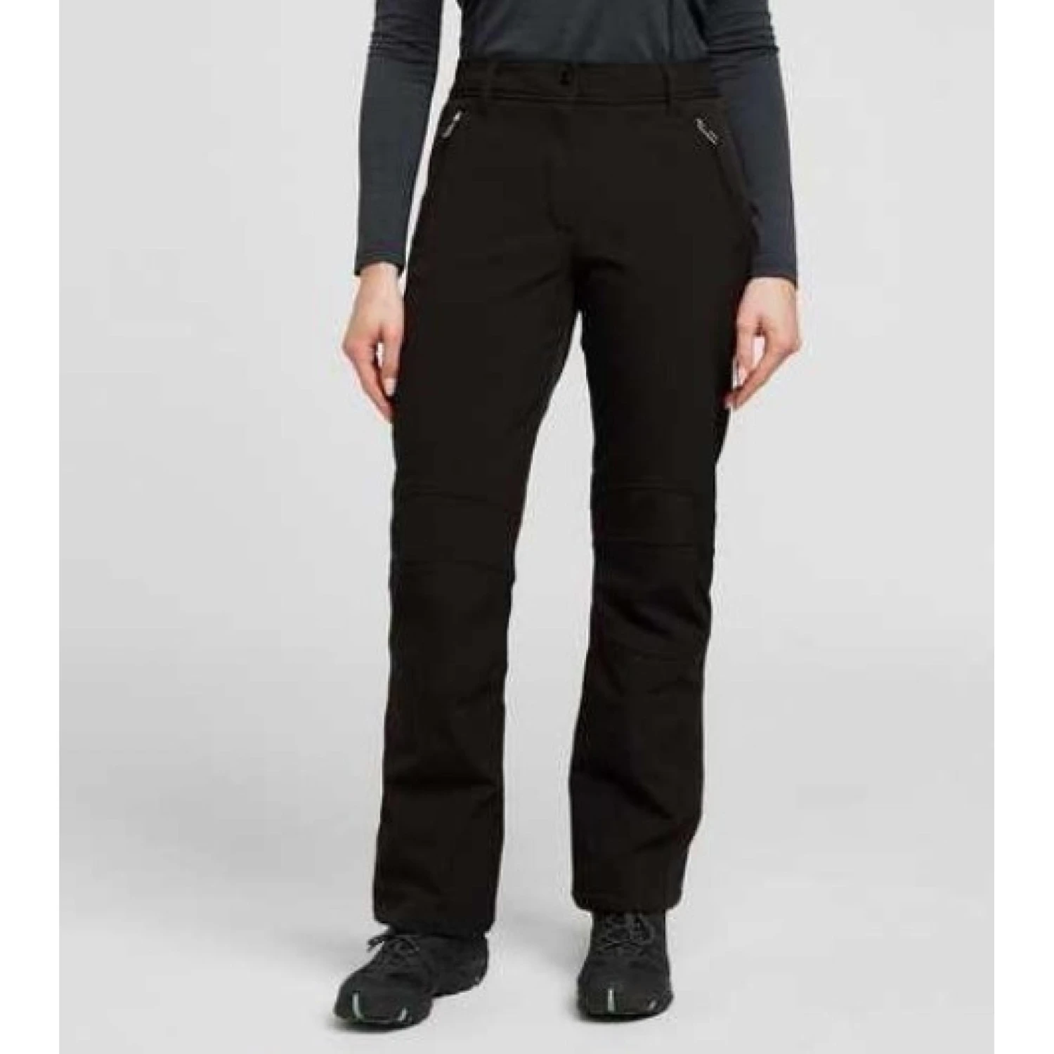 Womens Ice Peak ENTIAT BLACK Stretch Skinny Ski Pant- SHORT LEG EXCLUSIVE 4 Womens Ice Peak ENTIAT BLACK Stretch Skinny Ski Pant- SHORT LEG EXCLUSIVE - Image 2