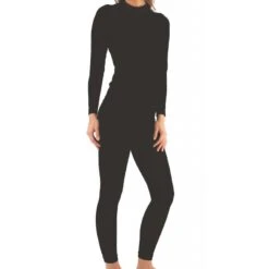 Womens Five Seasons Superwoman Thermal Base Layer Set BLACK