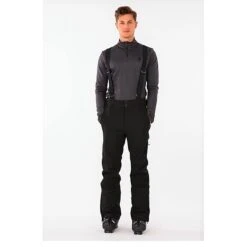 Mens Protest HOLLOW BLACK Ski Board Pant- With Braces - REG LEG