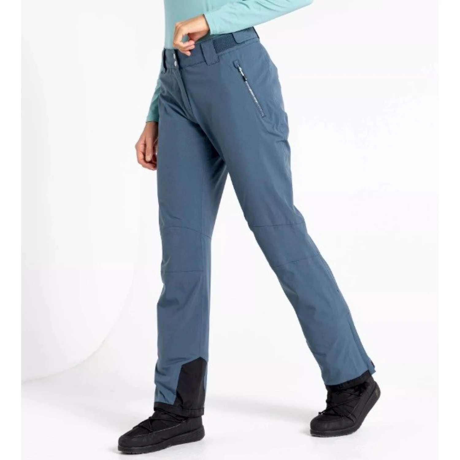 Womens Dare2b EFFUSED II Orion Grey Soft Shell Ski Pant- PLUS SIZE - SHORT LEG EXCLUSIVE 3 Womens Dare2b EFFUSED II Orion Grey Soft Shell Ski Pant- PLUS SIZE - SHORT LEG EXCLUSIVE