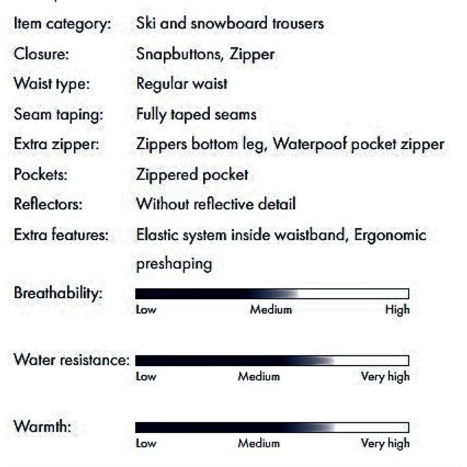 Womens Protest KENSINGTON JUNIPER GREEN Ski Pant- REG LEG 6 Womens Protest KENSINGTON JUNIPER GREEN Ski Pant- REG LEG - Image 4
