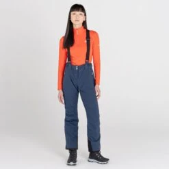 Womens Dare2b EFFUSED II NIGHTFALL Soft Shell Ski Pant- SHORT LEG