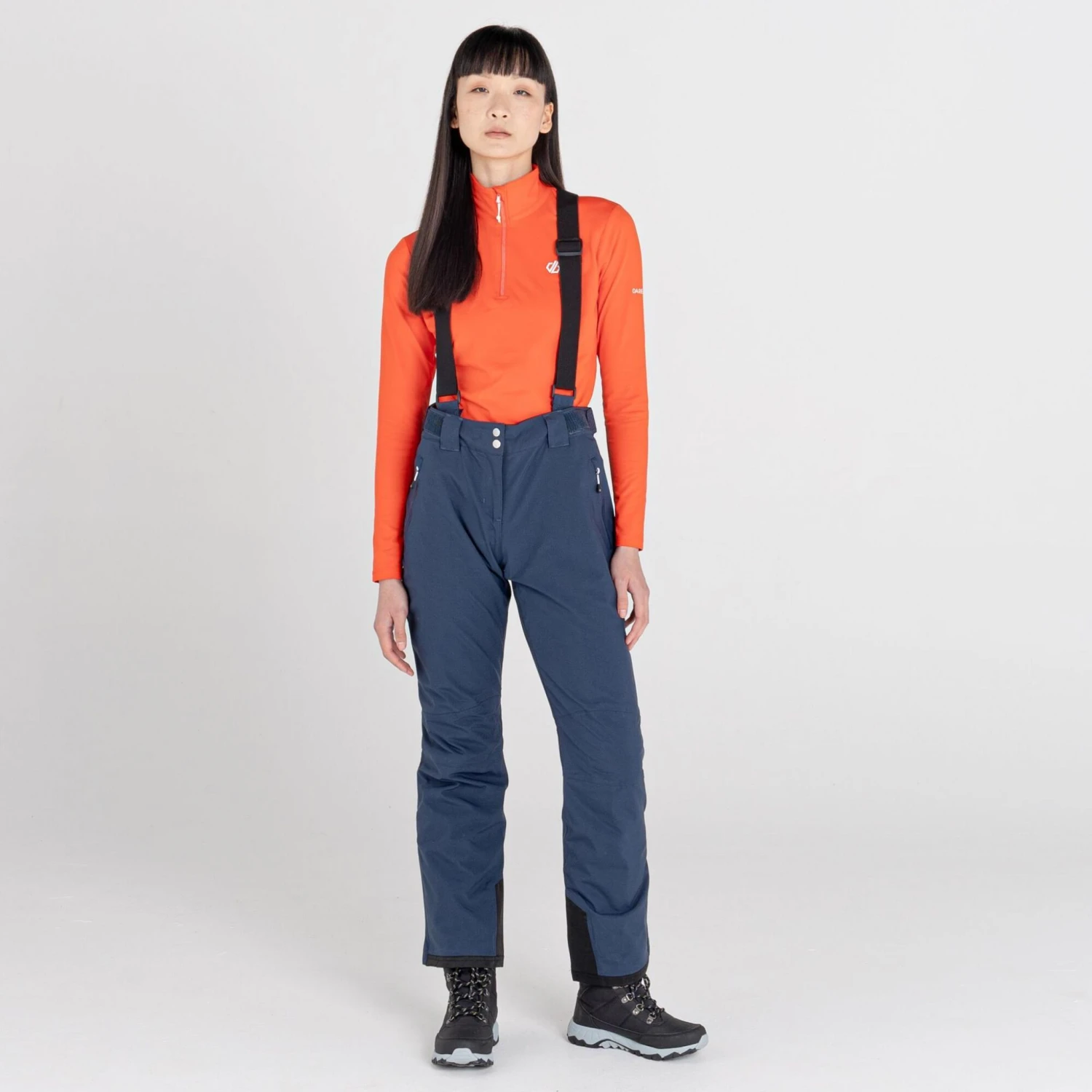 Womens Dare2b EFFUSED II NIGHTFALL Soft Shell Ski Pant- SHORT LEG 3 Womens Dare2b EFFUSED II NIGHTFALL Soft Shell Ski Pant- SHORT LEG