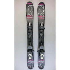Buzz Atom V12 Black/Pink 99cms Snow Blade Ski Board C/w Tyrolia Bindings IN-STOCK