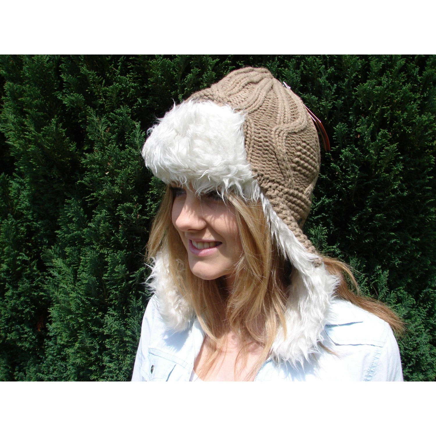 Ice Peak Camel KNITTED TRAPPER STYLE HAT (1) (2) 4 Ice Peak Camel KNITTED TRAPPER STYLE HAT (1) (2) - Image 2