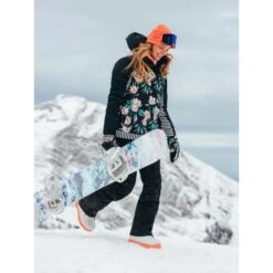 Womens Roxy CREEK BLACK Slim Skinny Ski Board Soft-Shell Pant- SHORT LEG EXCLUSIVE -Cheap Ski Store c04ce93fa38a75d72246945125757e76