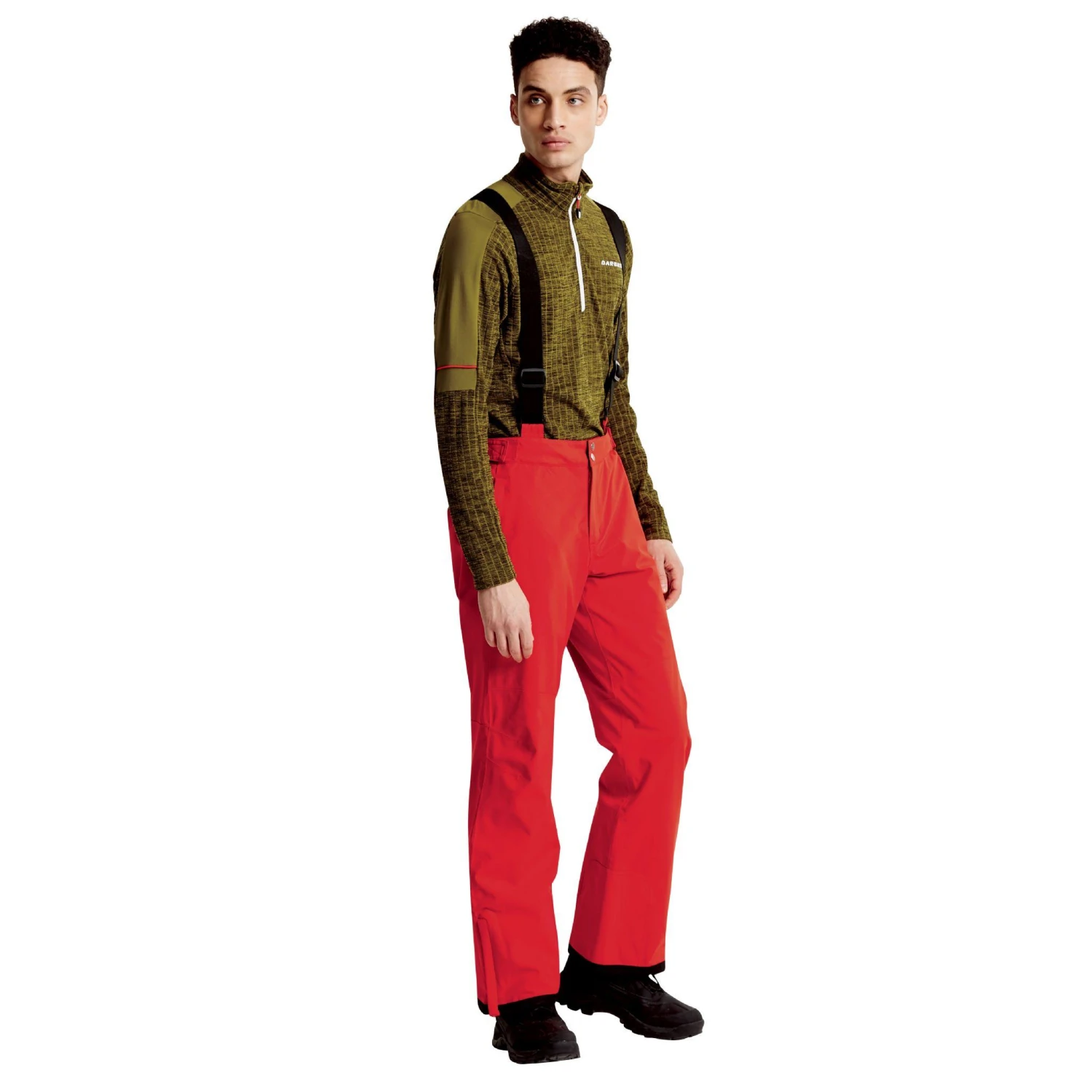 Mens Dare2b CERTIFY II SEVILLE RED Ski Pant- SHORT LEG EXCLUSIVE 4 Mens Dare2b CERTIFY II SEVILLE RED Ski Pant- SHORT LEG EXCLUSIVE - Image 2