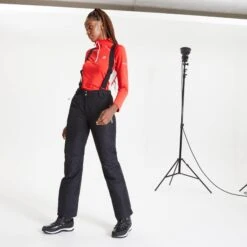 Womens Dare2b INTRIGUE BLACK Ski Pant- SHORT LEG EXCLUSIVE -Cheap Ski Store d6880b634946c7c3c3e100a0e1140347 3