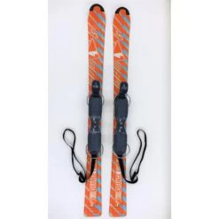 GPO 120 FUN-X SKI BLADES With GC-701 Release Bindings 120cms Short Skis O