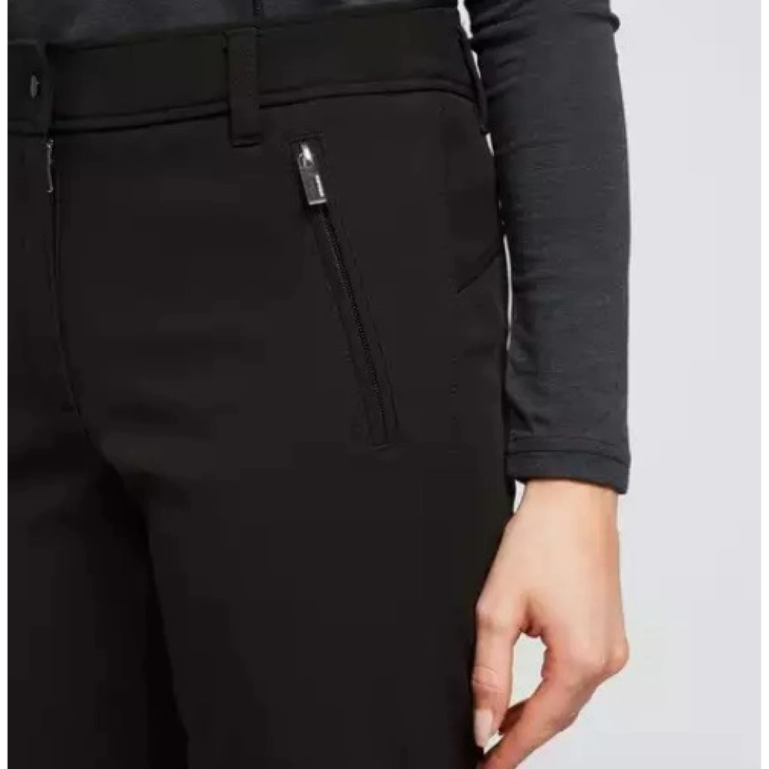 Womens Ice Peak ENTIAT BLACK Stretch Skinny Ski Pant- SHORT LEG EXCLUSIVE 7 Womens Ice Peak ENTIAT BLACK Stretch Skinny Ski Pant- SHORT LEG EXCLUSIVE - Image 5