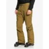 Mens Quiksilver ESTATE MILITARY OLIVE Ski Board Pant- REG LEG