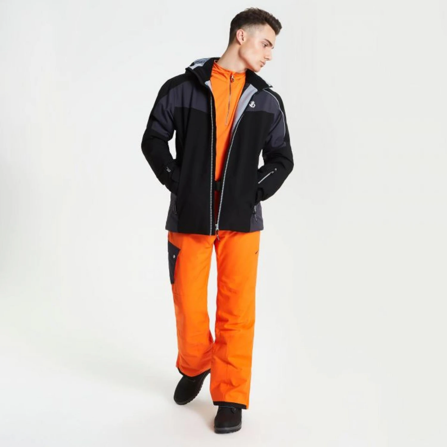 Mens Dare2b INTERMIT BLACK/EBONY Ski Board Jacket 4 Mens Dare2b INTERMIT BLACK/EBONY Ski Board Jacket - Image 2