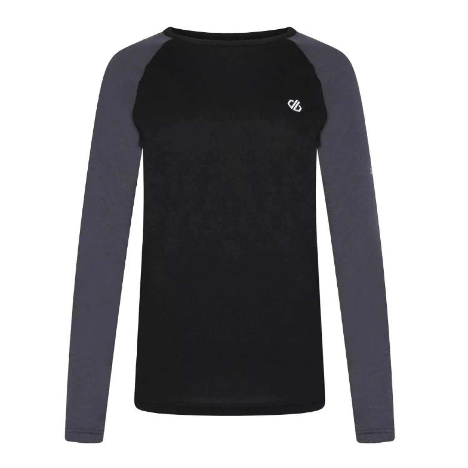 Dare2b Exchange II Black/Grey Women's Thermal Base Layer Long Sleeve Tee 4 Dare2b Exchange II Black/Grey Women's Thermal Base Layer Long Sleeve Tee - Image 2
