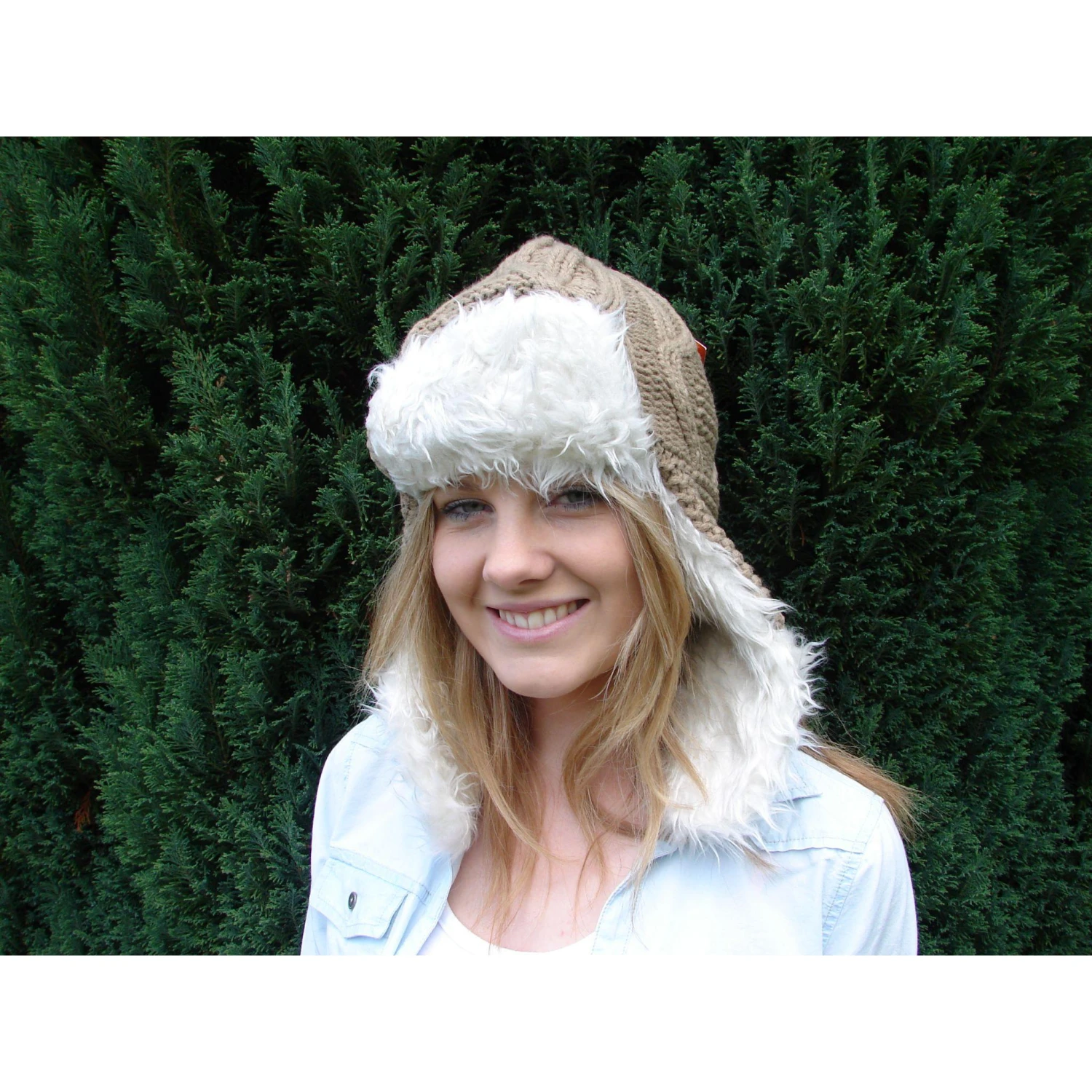 Ice Peak Camel KNITTED TRAPPER STYLE HAT (1) (2) 3 Ice Peak Camel KNITTED TRAPPER STYLE HAT (1) (2)