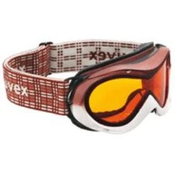 Uvex Hurricane CHOCO/WHITE Double Lens Childs Goggles