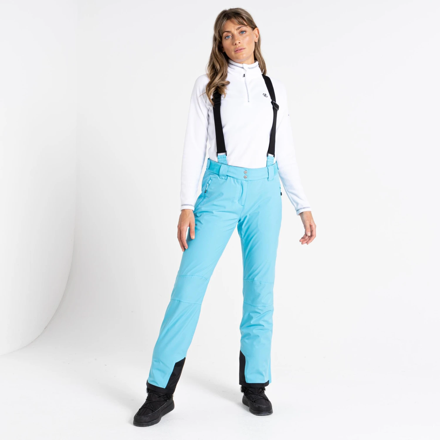 Womens Dare2b EFFUSED II RIVER BLUE Soft Shell Ski Pant- SHORT LEG EXCLUSIVE 5 Womens Dare2b EFFUSED II RIVER BLUE Soft Shell Ski Pant- SHORT LEG EXCLUSIVE - Image 3