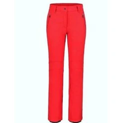 Womens Ice Peak ENTIAT RED Stretch Skinny Ski Pant- SHORT LEG EXCLUSIVE